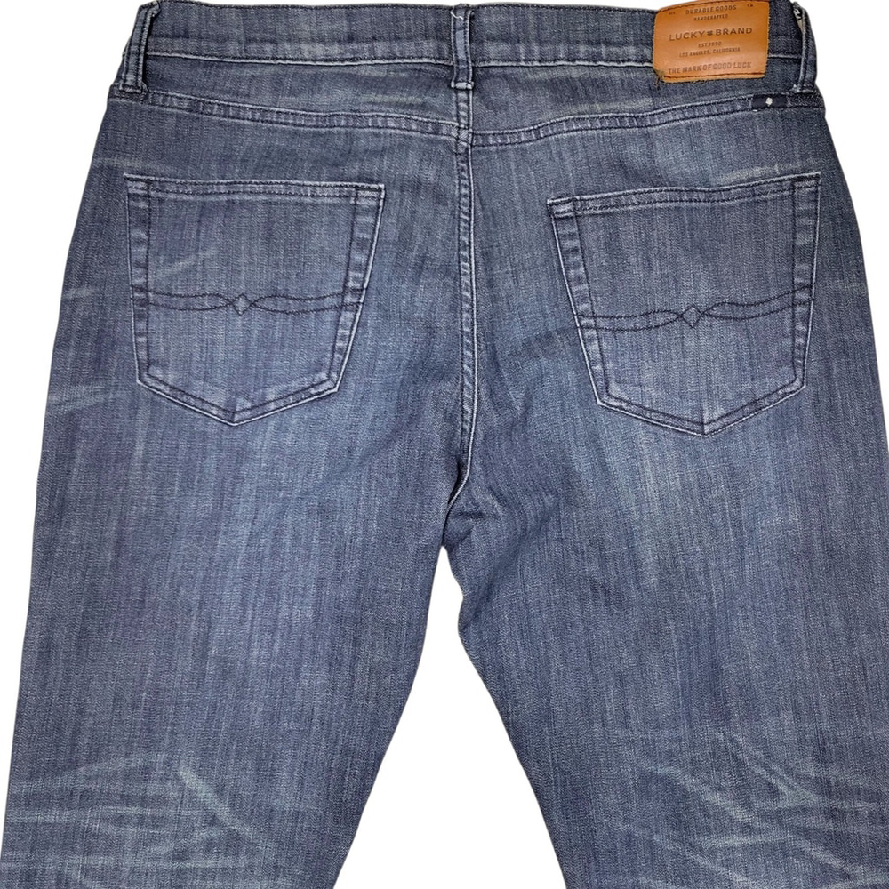 Lucky Brand Men's 410 Athletic Slim Blue Jeans Size 36/32 Excellent Condition - Picture 5 of 11